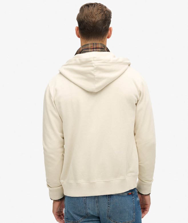 Superdry Essential Logo Washed Zip Hoodie
