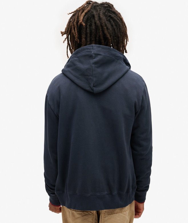 Superdry Essential Logo Washed Zip Hoodie