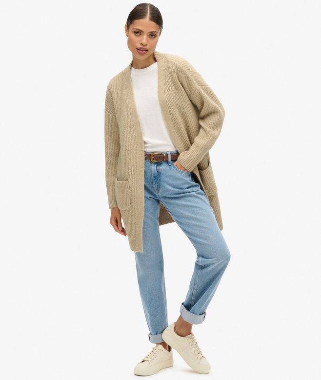 Superdry Essential Long Knit Cardigan