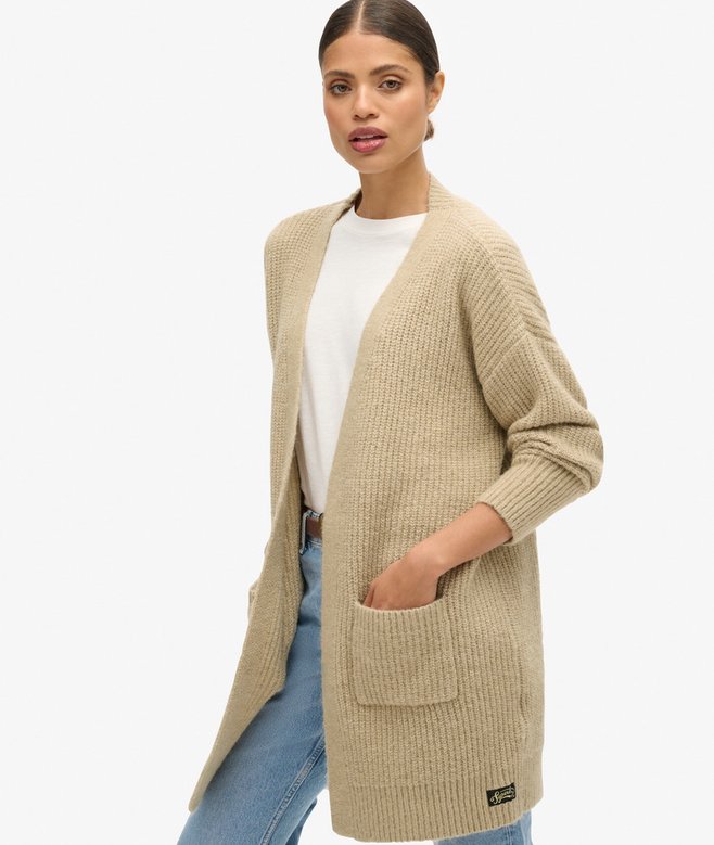 Superdry Essential Long Knit Cardigan