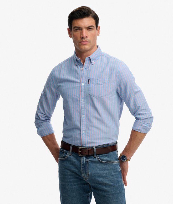 superdry Essential Oxford Long Sleeve Shirt