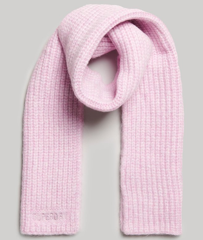 superdry Essential Ribbed Scarf