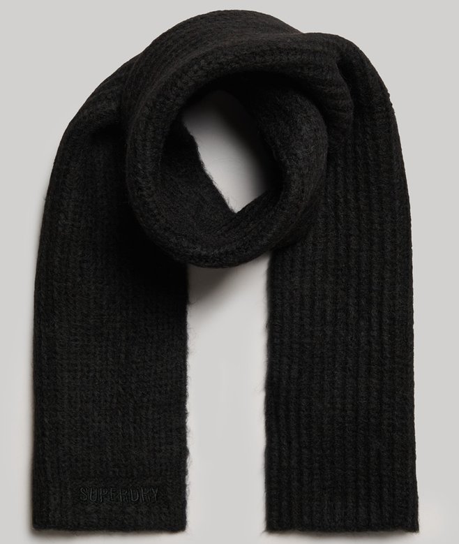 superdry Essential Ribbed Scarf