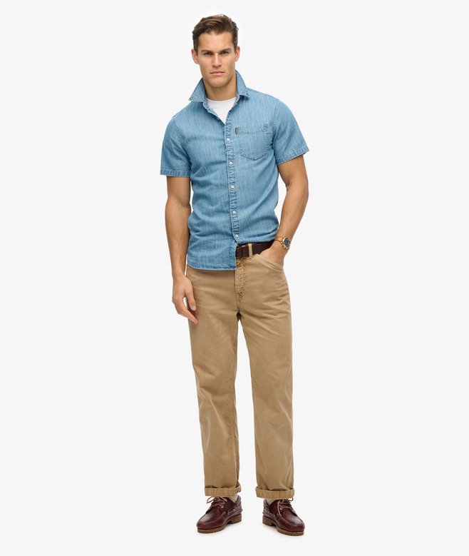 Superdry Essential Short Sleeve Denim Shirt