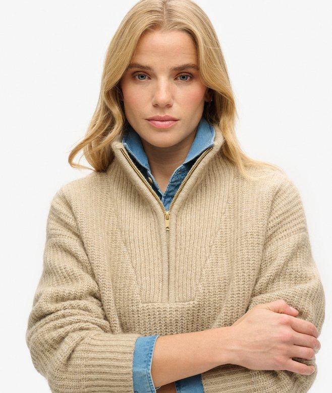 Superdry Essential Zip Neck Jumper