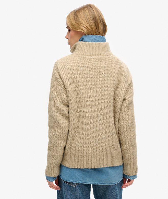 Superdry Essential Zip Neck Jumper