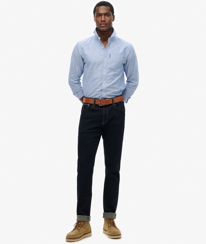 Superdry Essentials Long Sleeve Oxford Shirt