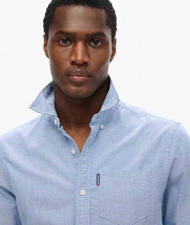 Superdry Essentials Long Sleeve Oxford Shirt
