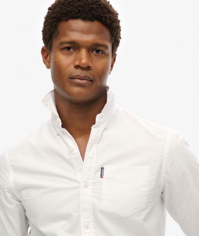 Superdry Essentials Long Sleeve Oxford Shirt