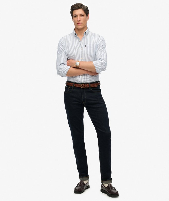 Superdry Essentials Long Sleeve Oxford Shirt