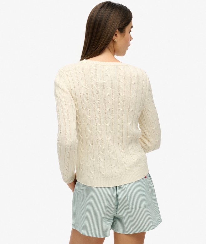 Superdry Essentials Slim Cable Jumper