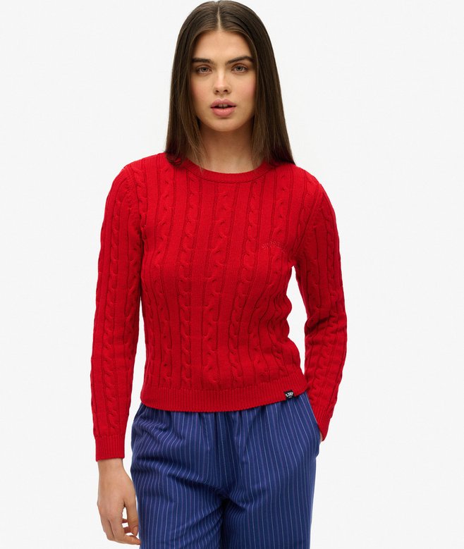 Superdry Essentials Slim Cable Jumper