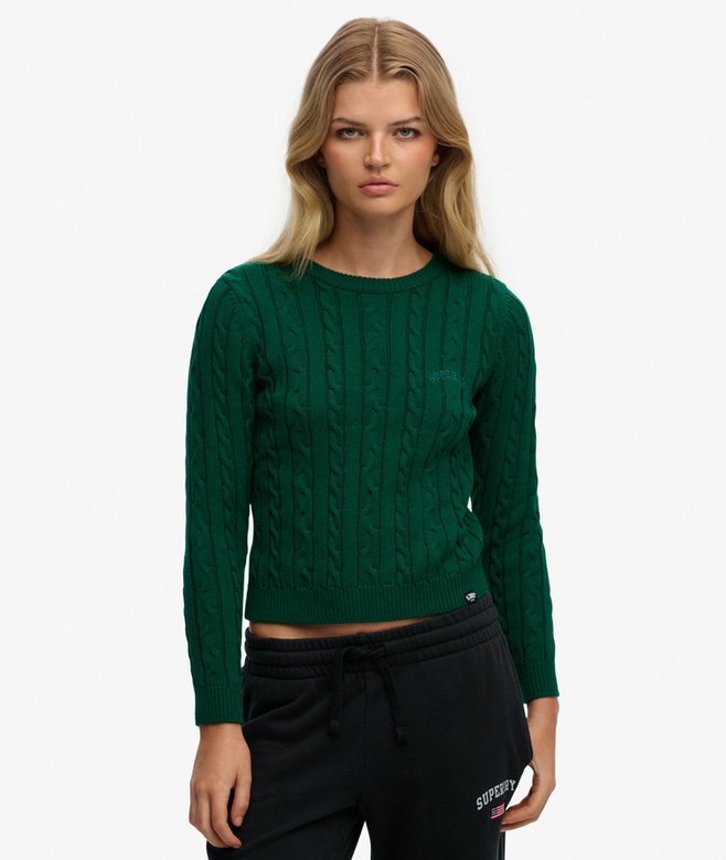 superdry Essentials Slim Cable Jumper