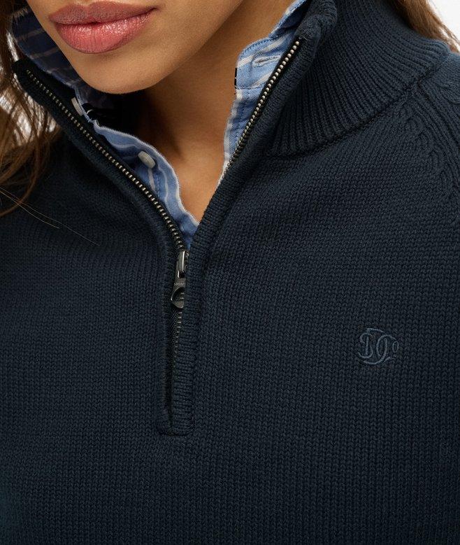 Superdry Essentials Slim Half Zip Knit