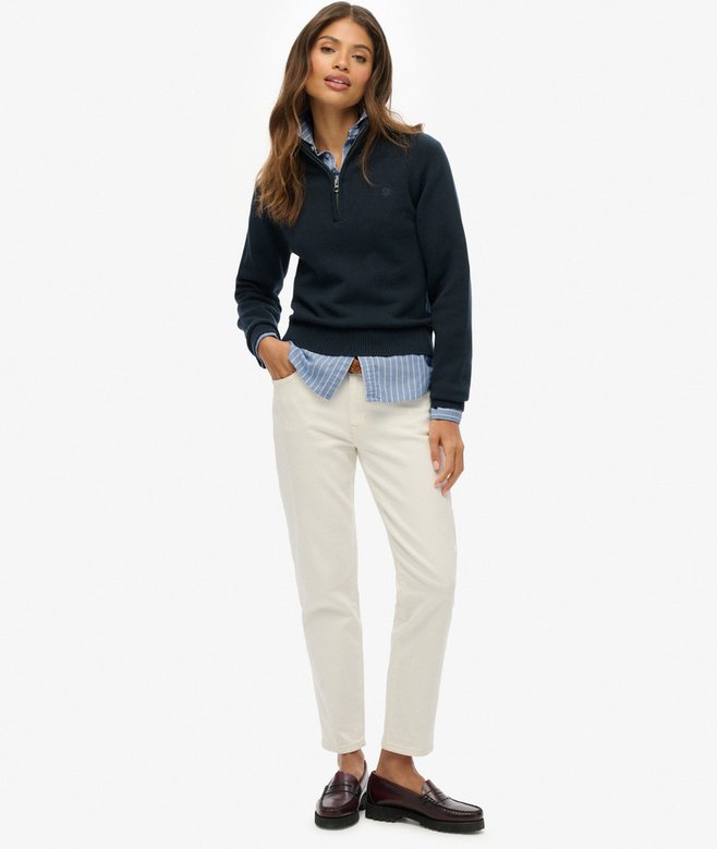 Superdry Essentials Slim Half Zip Knit