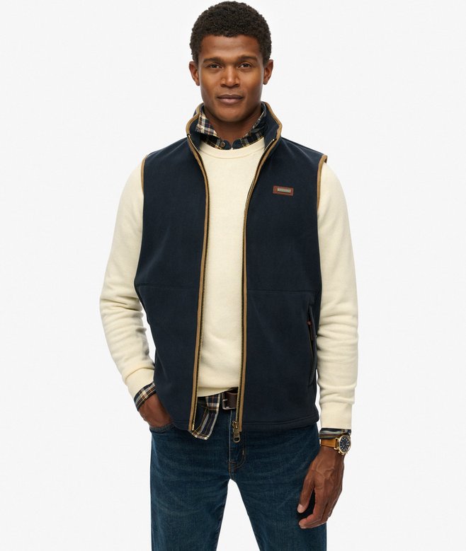 superdry Estate Fleece Gilet