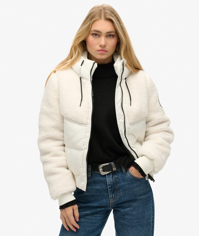 superdry Everest Bomber Hybrid Jacket