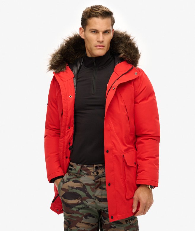superdry Everest Down Snow Parka Coat