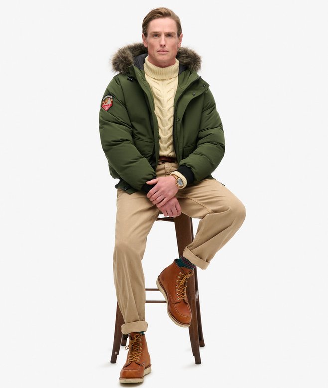 Superdry Everest Faux Fur Bomber Jacket