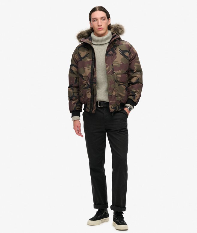 Superdry Everest Faux Fur Bomber Jacket