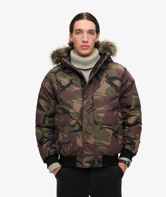 Superdry Everest Faux Fur Bomber Jacket