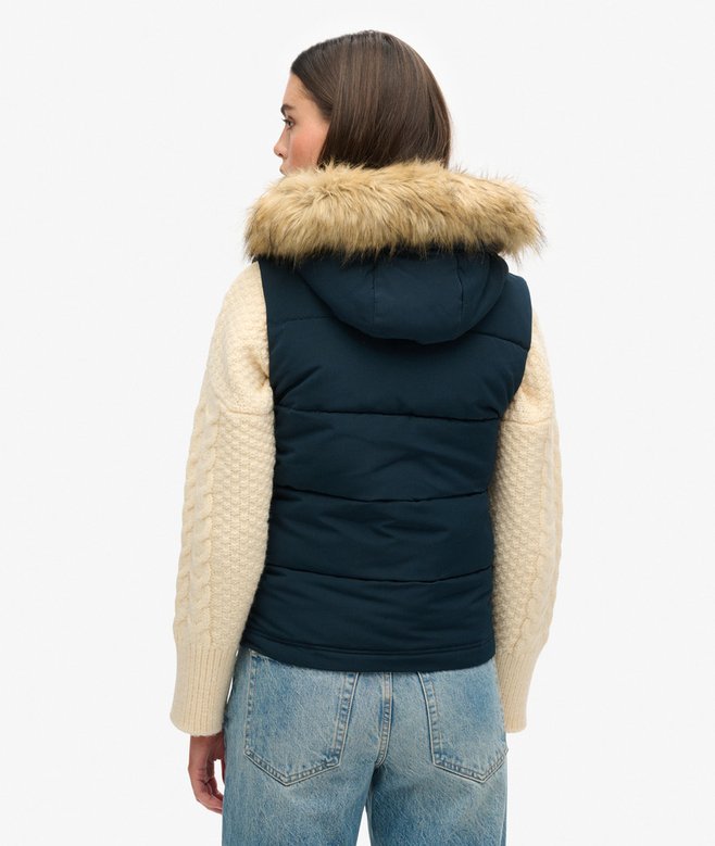 Superdry Everest Faux Fur Gilet