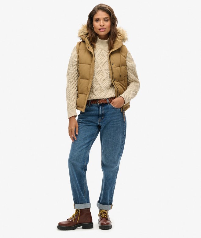 Superdry Everest Faux Fur Gilet