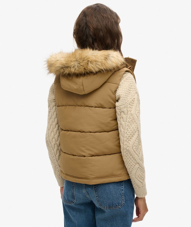 Superdry Everest Faux Fur Gilet