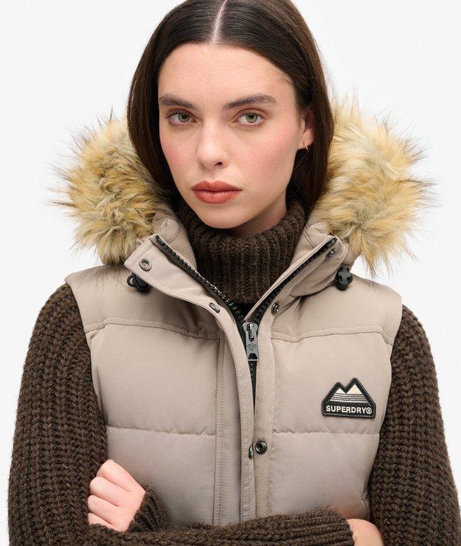 Superdry Everest Faux Fur Gilet