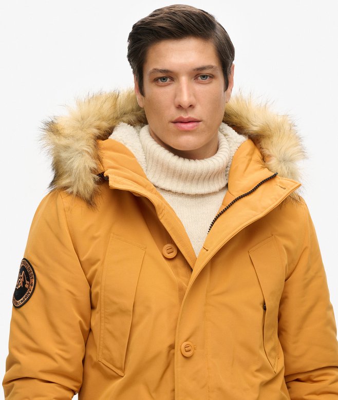 Superdry Everest Faux Fur Hooded Parka Coat