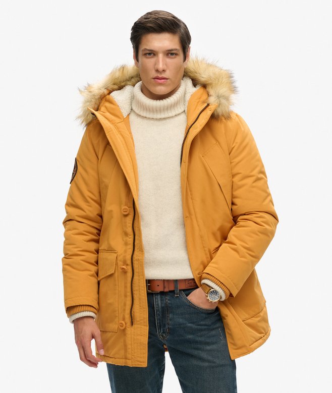 superdry Everest Faux Fur Hooded Parka Coat