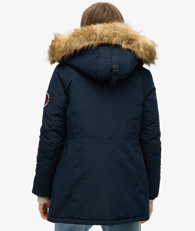 Superdry Everest Faux Fur Hooded Parka Coat