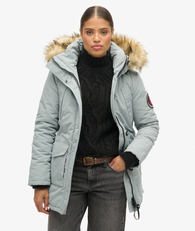 superdry Everest Faux Fur Hooded Parka Coat