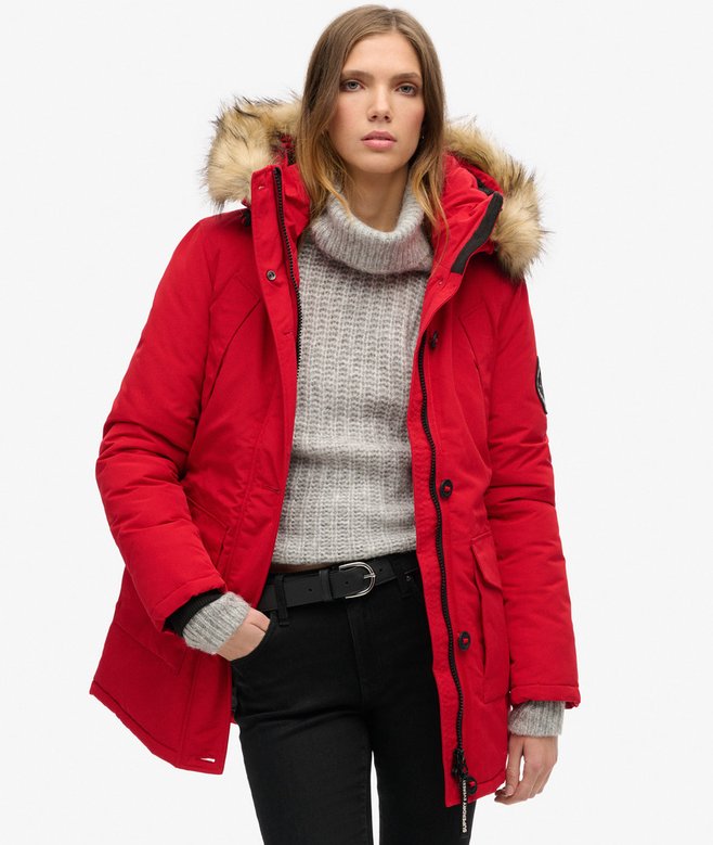 superdry Everest Faux Fur Hooded Parka Coat