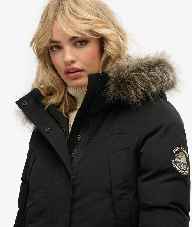 Superdry Everest Faux Fur Parka Coat