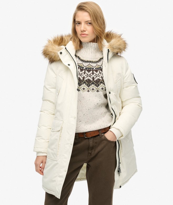 superdry Everest Faux Fur Parka Coat
