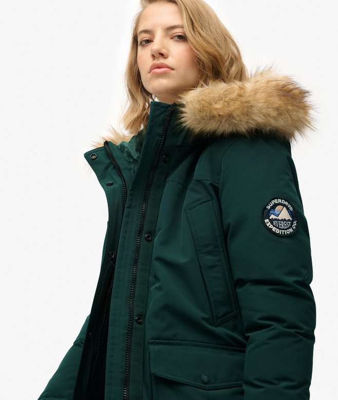 Superdry Everest Faux Fur Parka Coat
