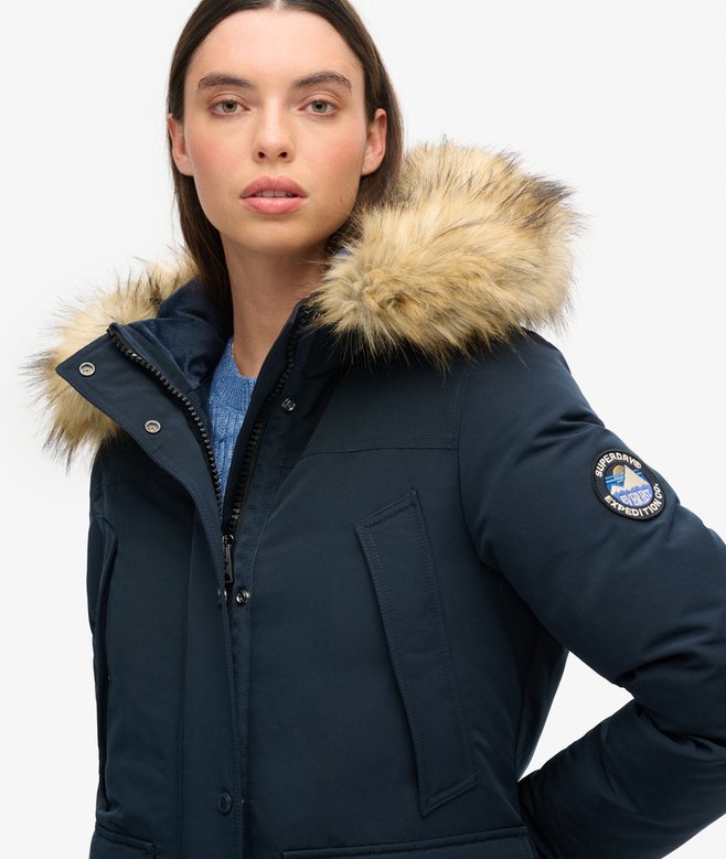 Superdry Everest Faux Fur Parka Coat