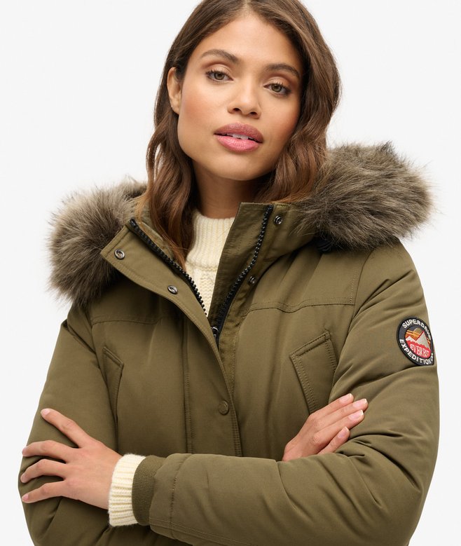 Superdry Everest Faux Fur Parka Coat