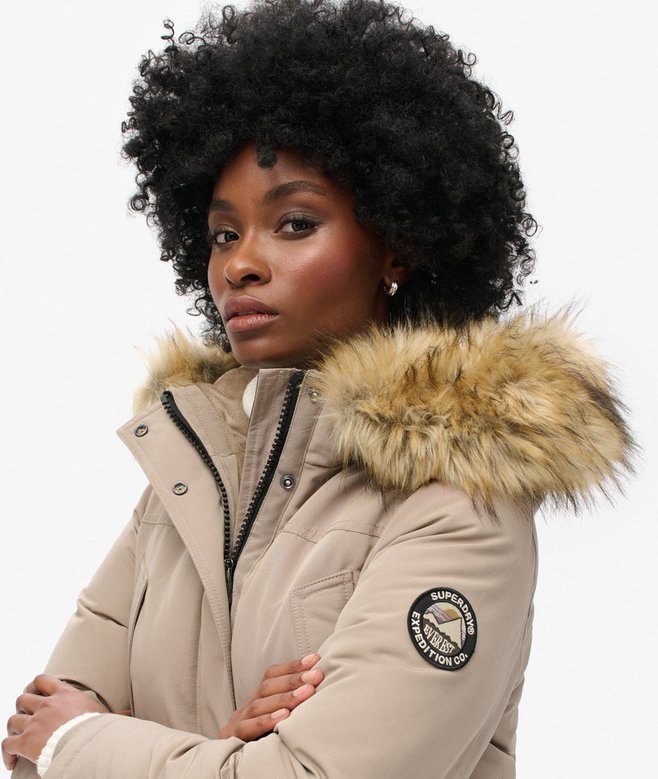 Superdry Everest Faux Fur Parka Coat