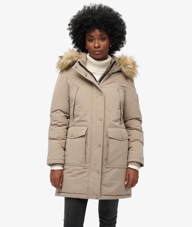 Superdry Everest Faux Fur Parka Coat