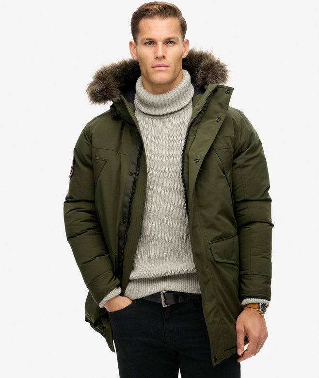 superdry Everest Faux Fur Parka Jacket