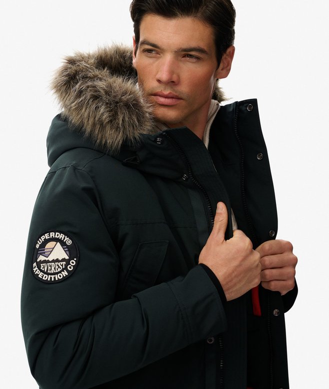 superdry Everest Faux Fur Parka Jacket