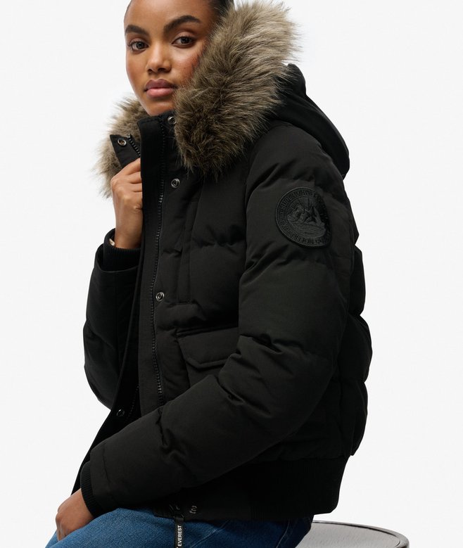 superdry Everest Hooded Bomber Jacket