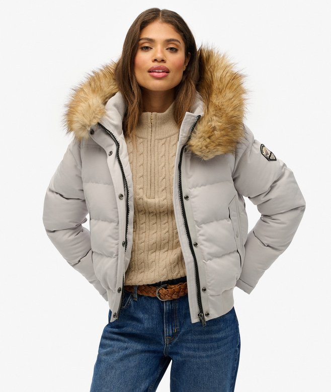 superdry Everest Hooded Bomber Jacket