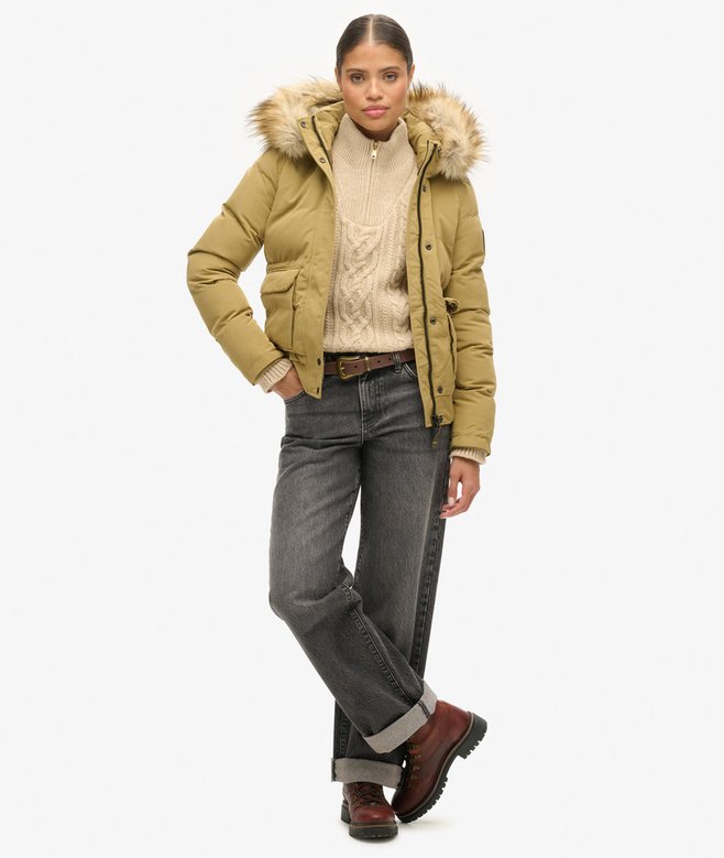 Superdry Everest Hooded Puffer Bomber Jacket