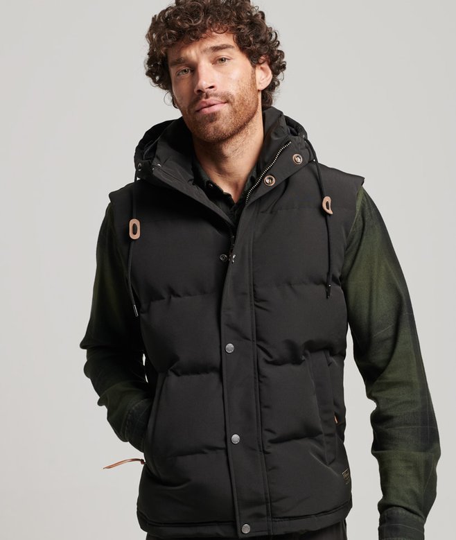 Superdry Everest Hooded Puffer Gilet