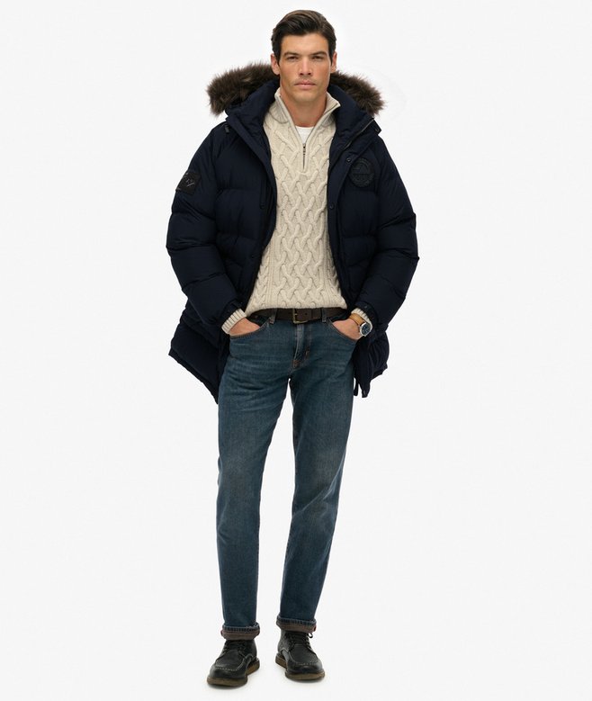 Superdry Everest Longline Baffled Parka
