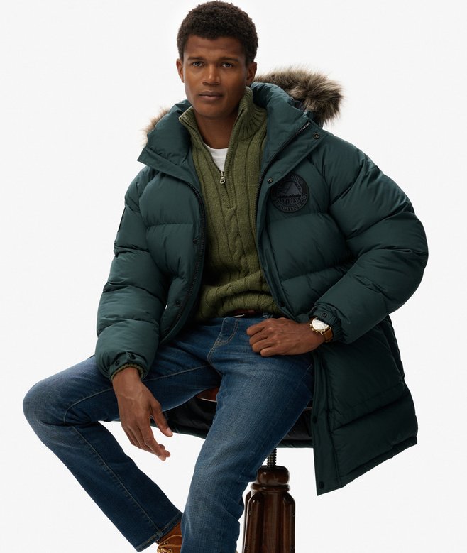 Superdry Everest Longline Baffled Parka