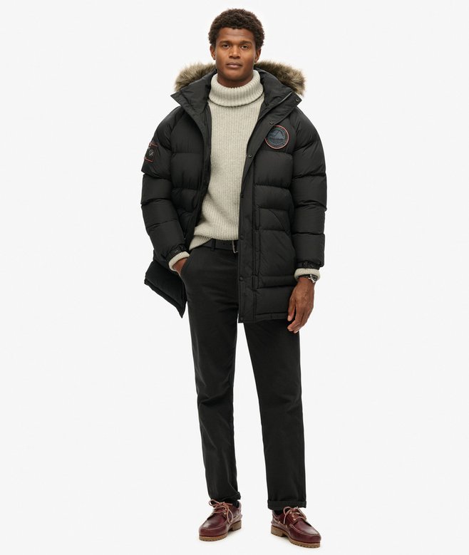 Superdry Everest Longline Baffled Parka Jacket